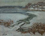 Полынья - 1980, 65х80, холст, масло,цена договорная.